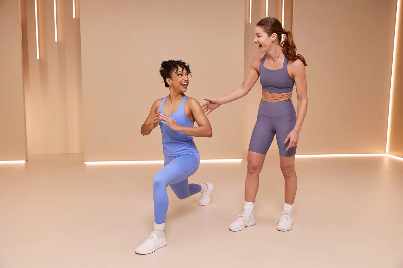 Jenna Willis working out with a celebrity